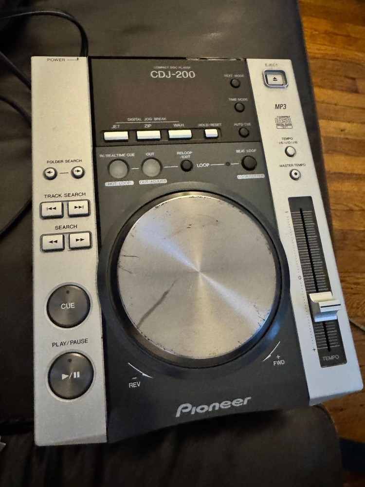 Pioneer CDJ-200 DJ Turntable Player Controller Mix Loop CD AS IS