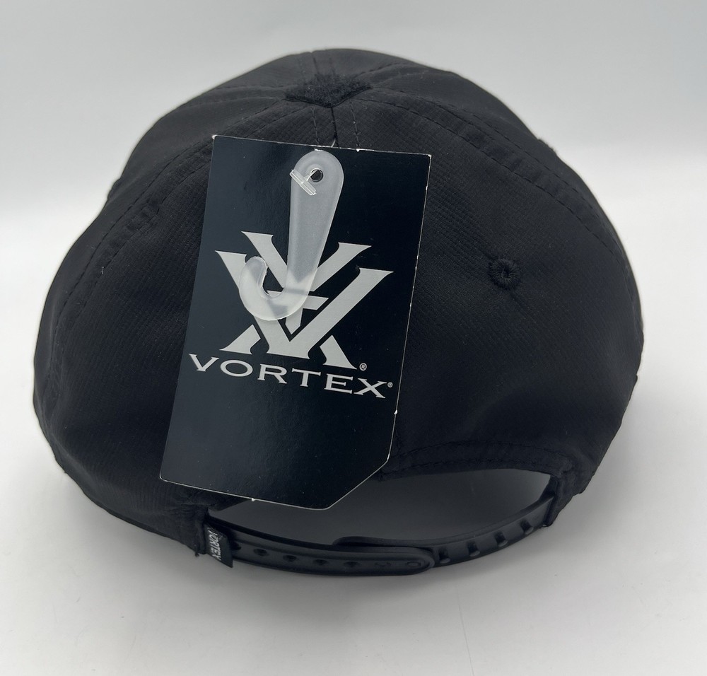 VORTEX Men's Precision Profile Black OSFM Cap (125-06-BLK)