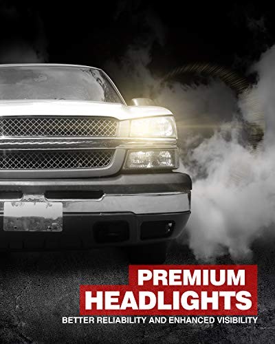 Silverado Headlight, Replacement for 2003-2006 Silverado 1500/2500 Black-Clear
