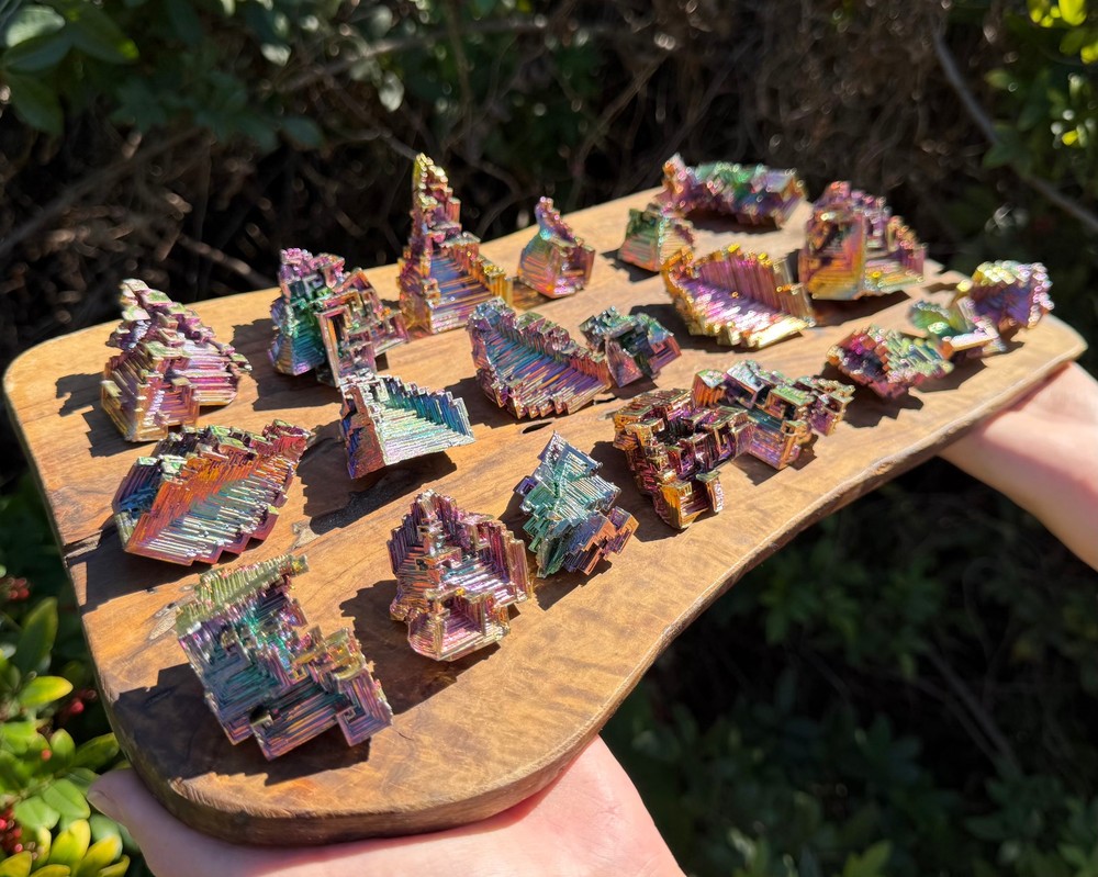 LARGE Bismuth Crystals / Iridescent Rainbow Bismuth Specimens - Choose Size