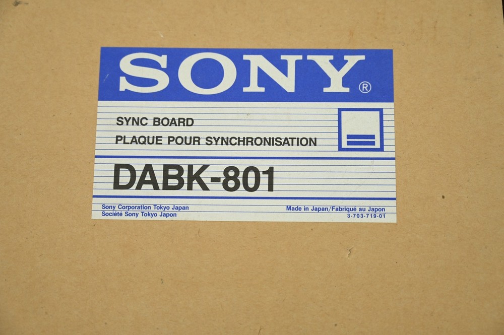 Vintage NOS Sony DABK-801 Sync Interface Board