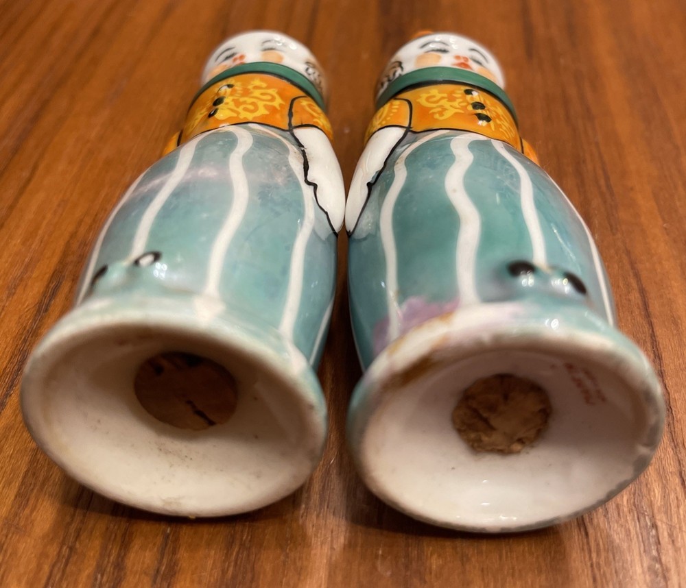 Noritake Lusterware Art Deco Salt and Pepper Shakers