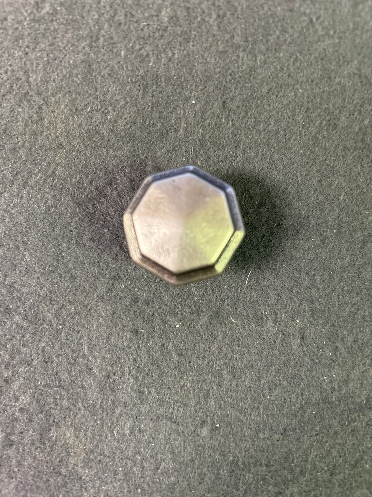 1-1/4" Octagon Knob Old Iron