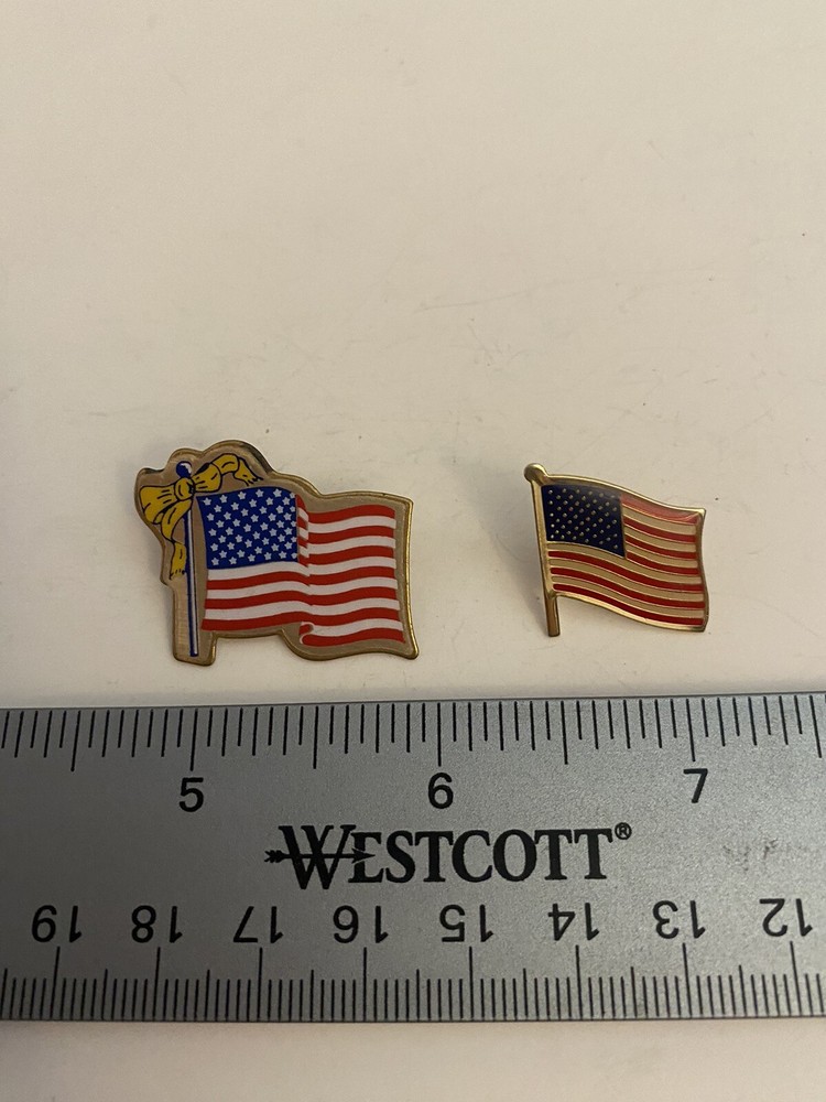 American Flag (2) Lapel Pins P13
