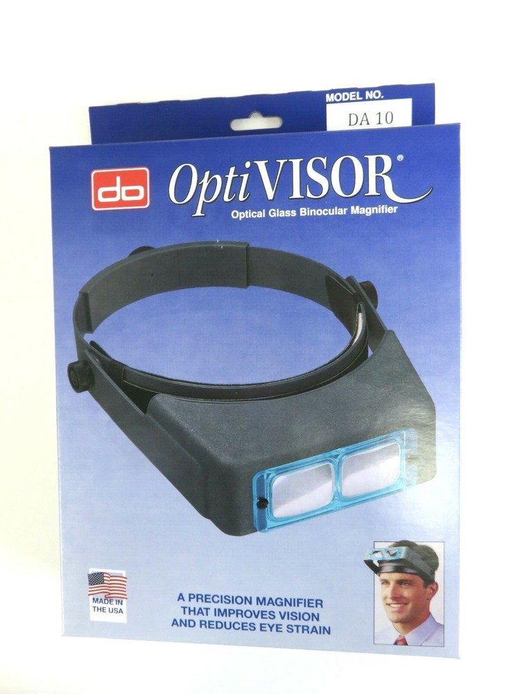 OPTIVISOR DONEGAN OPTICAL DA10 MAGNIFYING VISOR 3.5X MAGNIFICATION 4"
