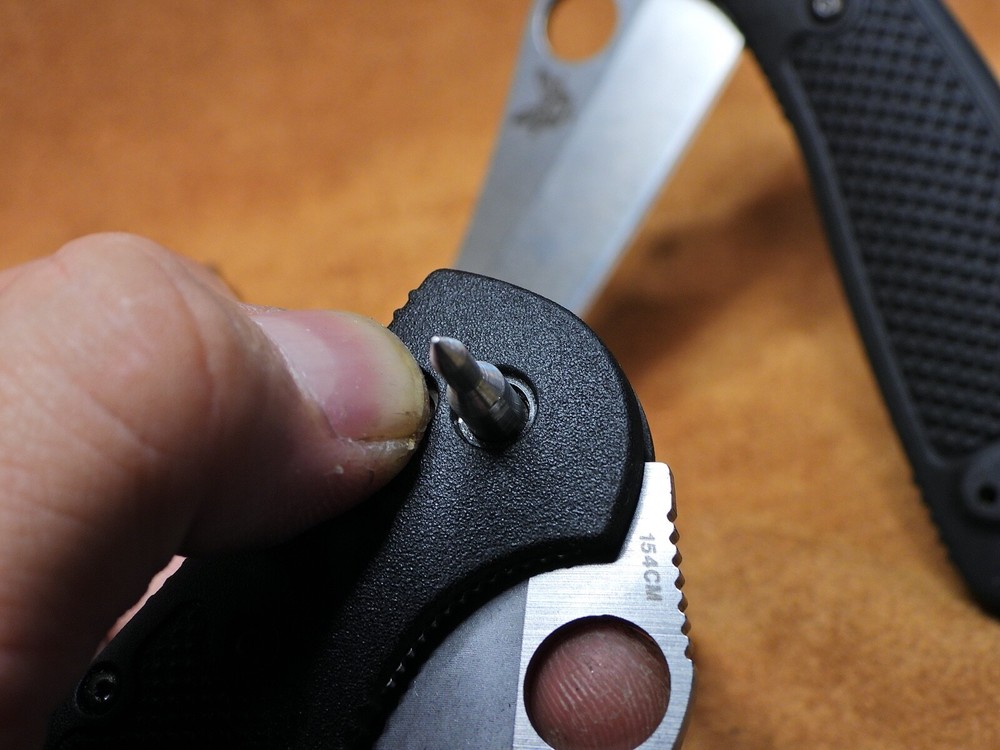 Pivot Alignment Tool for Axis lock knives - Scale Swap Cheat Code for Benchmade