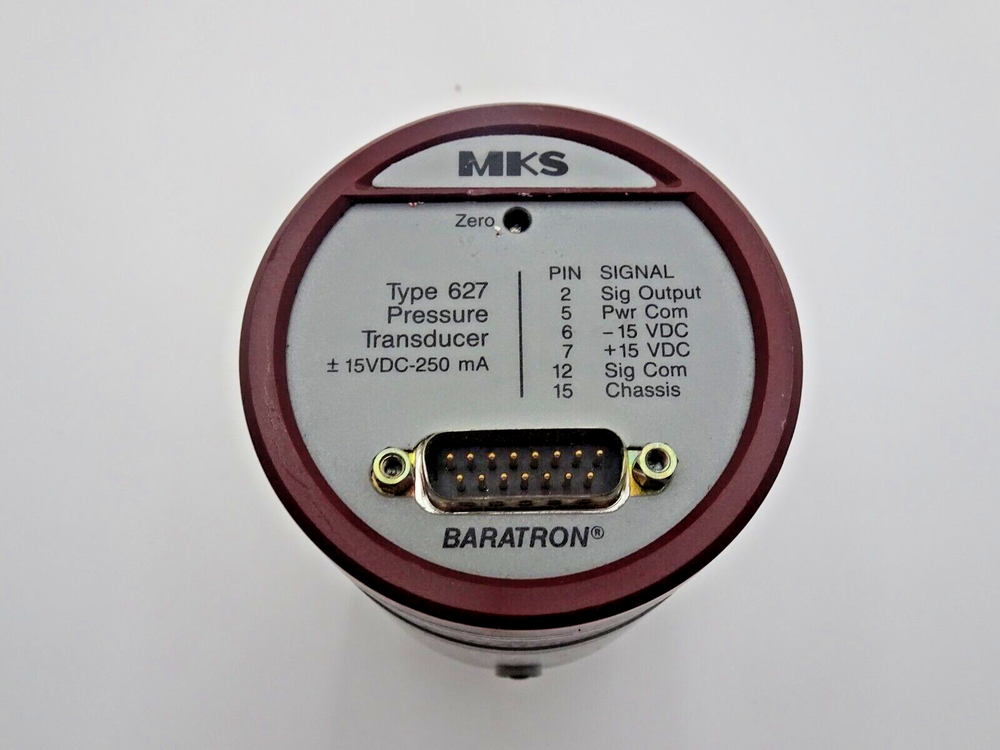 MKS Baratron 627A11TDC Manometer, Range 10 TORR MC