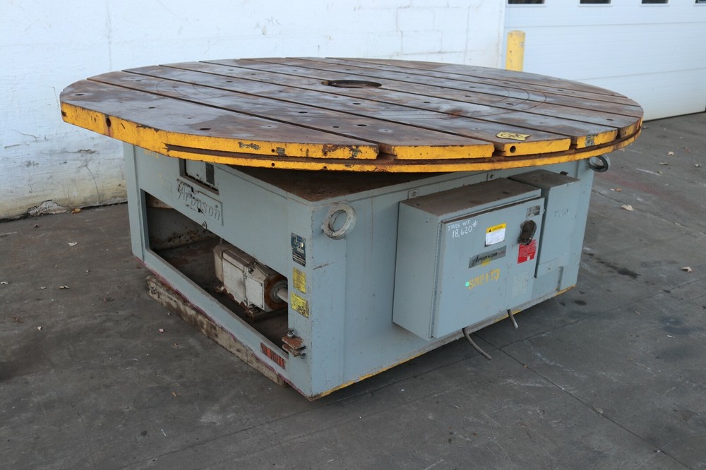96" X 200,000 LB ARONSON WELDING TABLE: YODER #72507