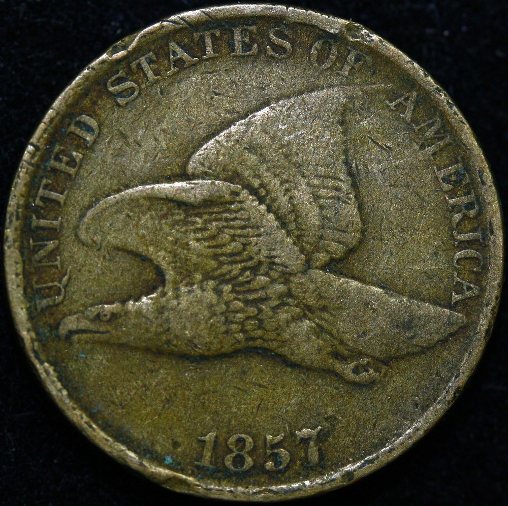 1857 1C Flying Eagle Cent  #X45