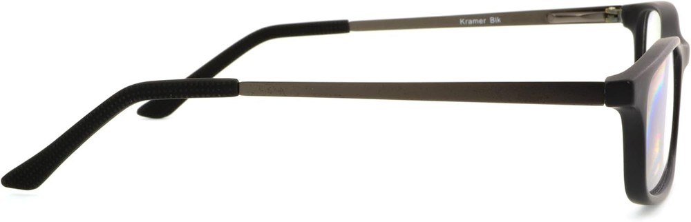 Foster Grant Men's Kramer e.Readers Reading Glasses Rectangular, Matte Black/Tra