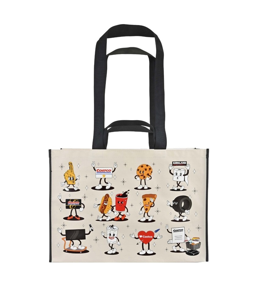 Costco KeepCool Reusable Character Tote Bag - 4 pack