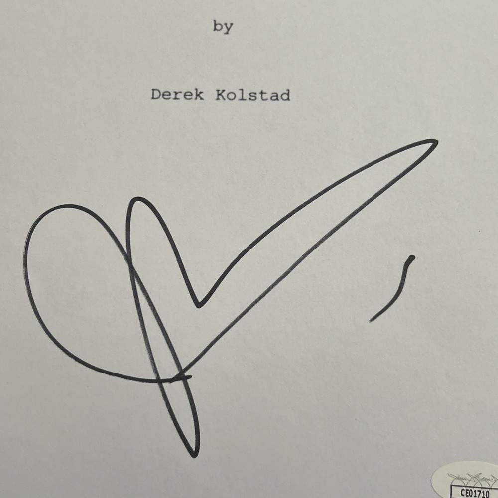 John Leguizamo John Wick Signed Script Cover Screenplay JSA Certified