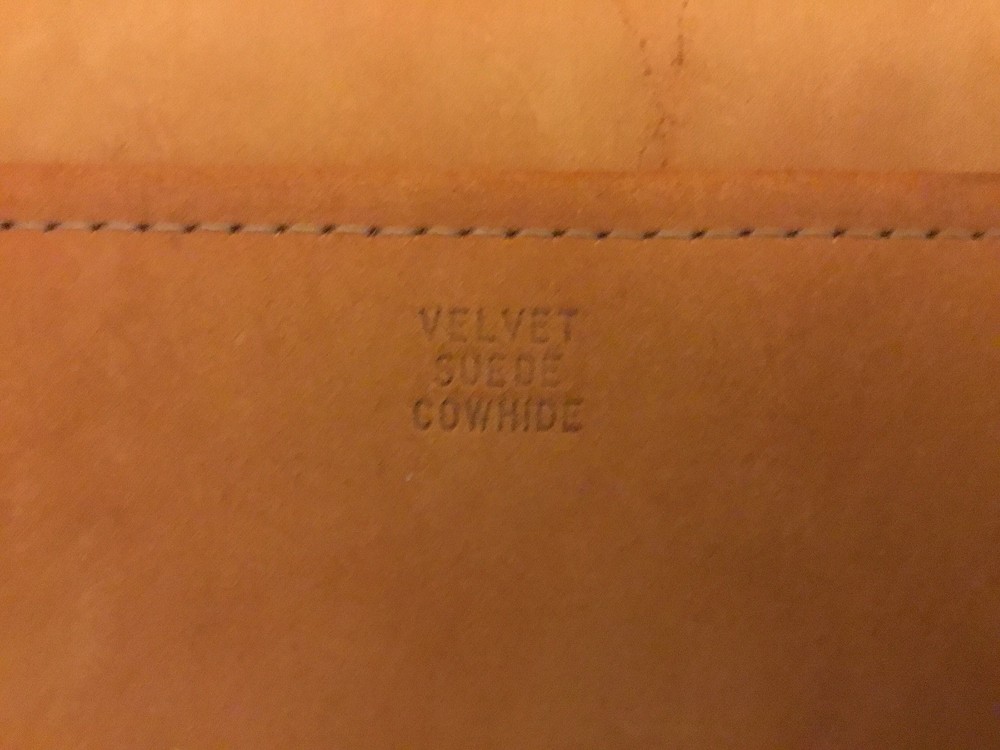 Custonmade Envelope Swede Cowhide Briefcase