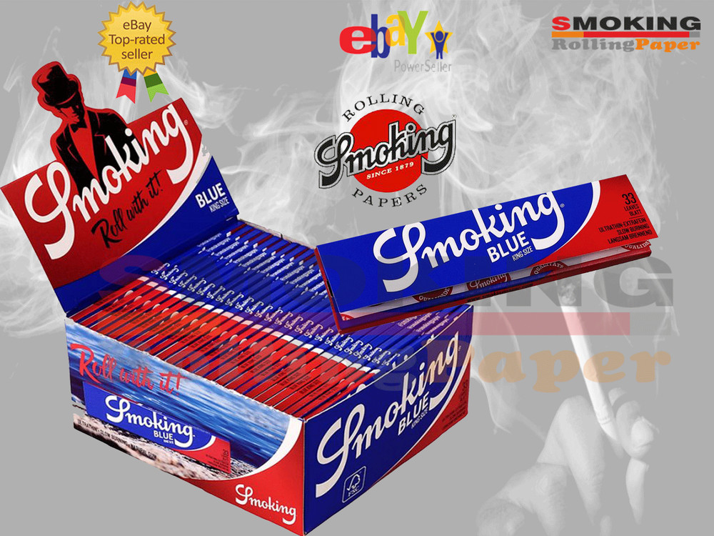 Cartine SMOKING®  Blue King Size Box Da - 50 Libretti