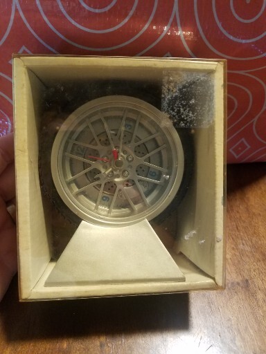 Tire Style Alarm Clock NOS