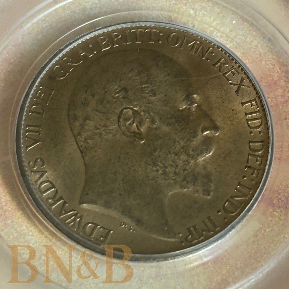 1902 Great Britain 1/2D PCGS MS65RB