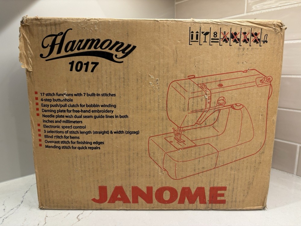 Janome Harmony 1017 Sewing Machine 2005...MUST SEE!