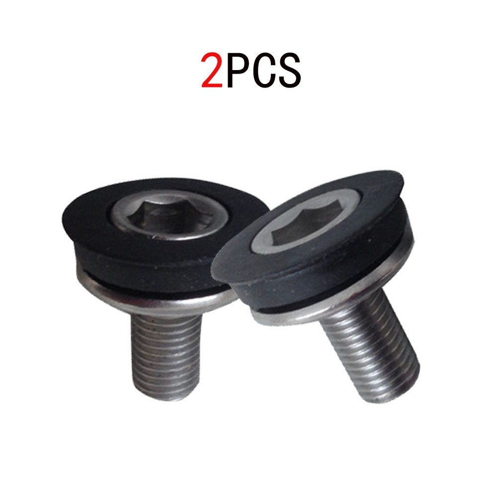 2PCS Bottom Bracket Nuts Waterproof For Ordinary Square Hole Bottom Axle