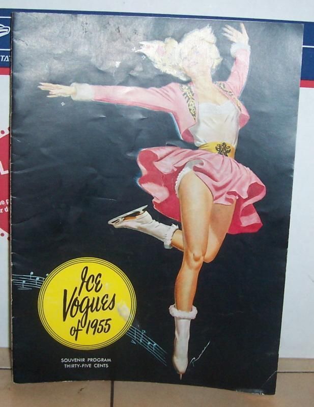 1955 Ice Vogues Official Program Ice skating