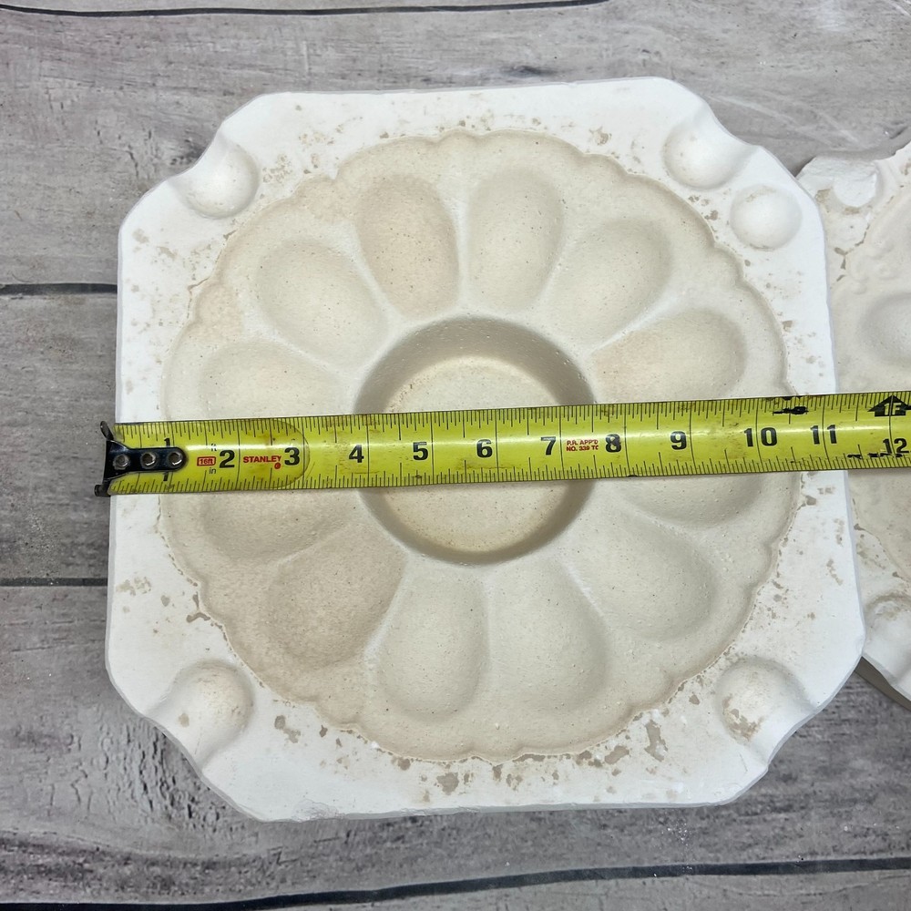 Ceramic Slip Casting Mold Egg Plate #644