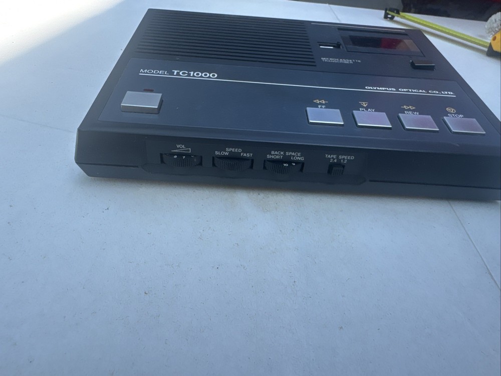 Olympus Optical Microcassette Transcriber Mode TC1000 untested as is