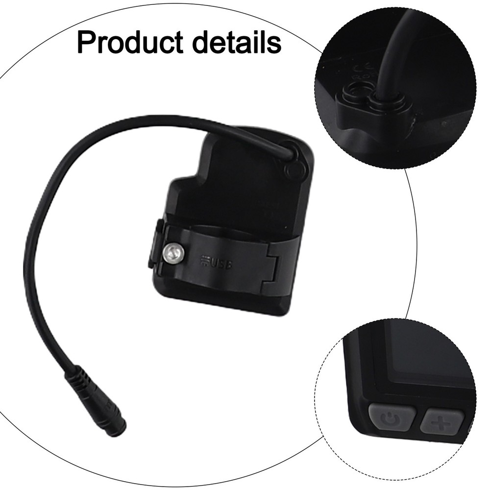 6 Pins Waterproof LCD Display for E Bikes Compatible with Multiple Voltages