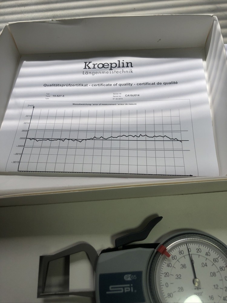 Spi 15-527-5 0-.4” .0002” Spring Caliper