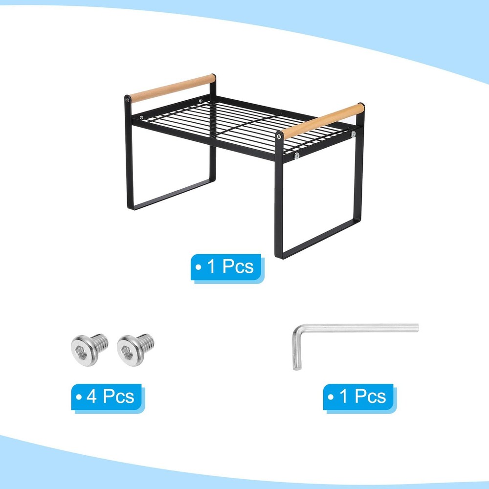 Kitchen Cabinet Organizer Shelves Stackable Cabinet Shelves Organizer Counter...