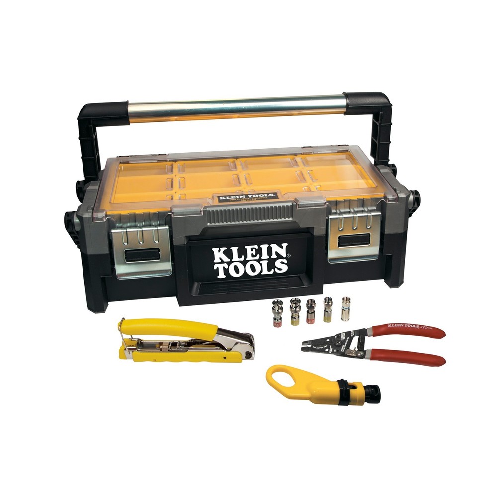 Klein Tools VDV011-832 VDV ProTech Coaxial Kit with Tool Case