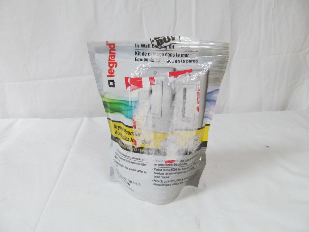 Legrand - In-Wall Cabling Kit - White HT2004-WH-V1