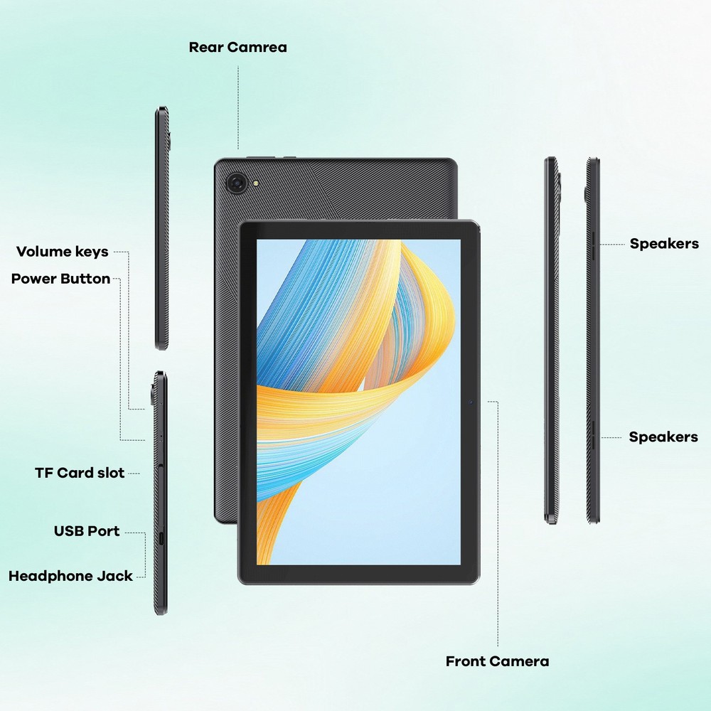 Android 15 Tablet 20GB RAM 64GB ROM IPS LCD HD Touchscreen Dual Camera