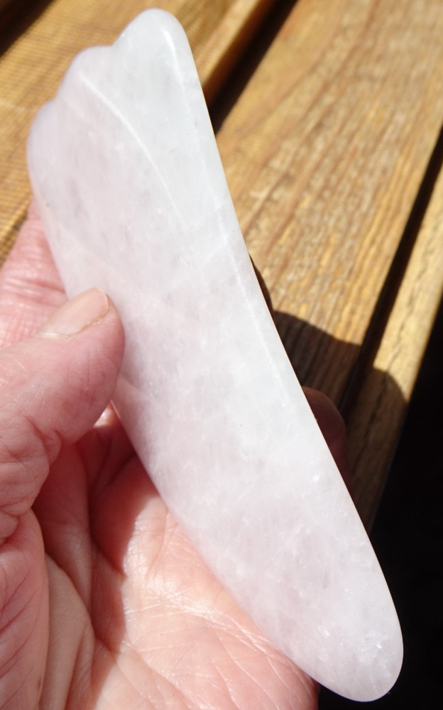 Rose Quartz Gua Sha Massage Tool sc953b