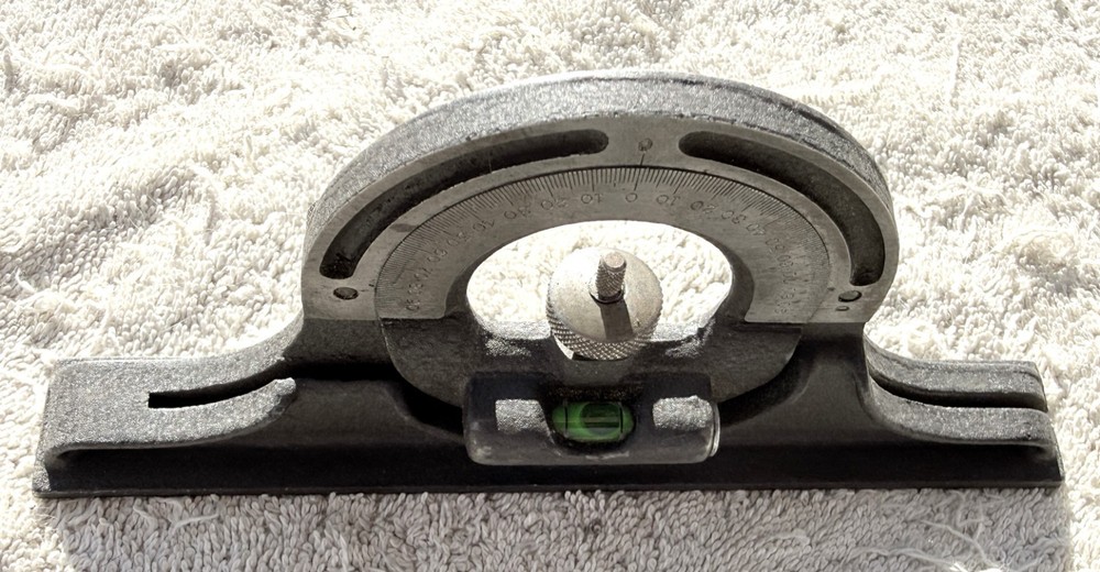 VINTAGE UNBRANDED MACHINIST COMBO PROTRACTOR