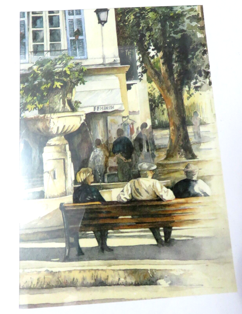 VERY NICE 5" X 7" PICTURE PHOTO FRAME WITH PRINT