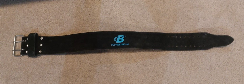 BODYBUILDING.COM 4" WEIGHT LIFTING BELT, 44" LONG