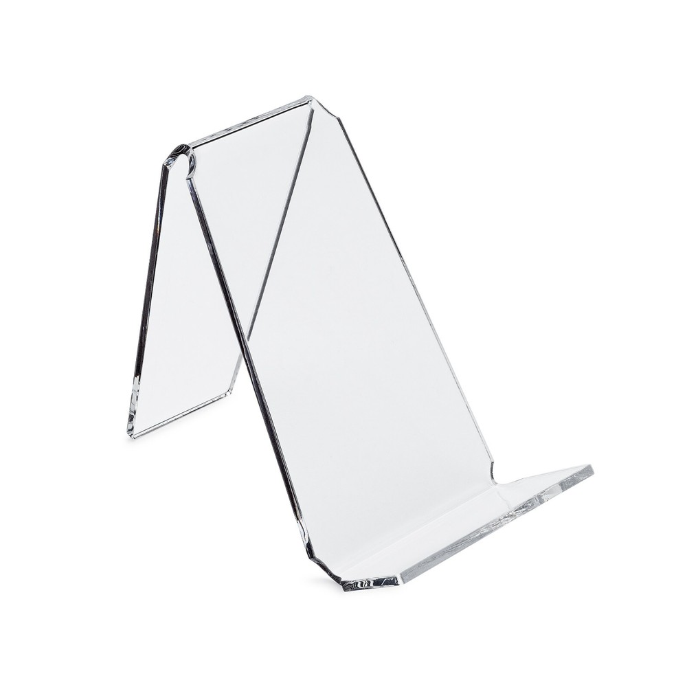 Clear Choice 2 Pack Clear Acrylic Book Easel With Deep Front Ledge