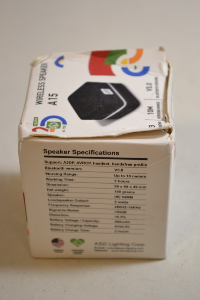 ASD Wireless Speaker A15 (BLACK)