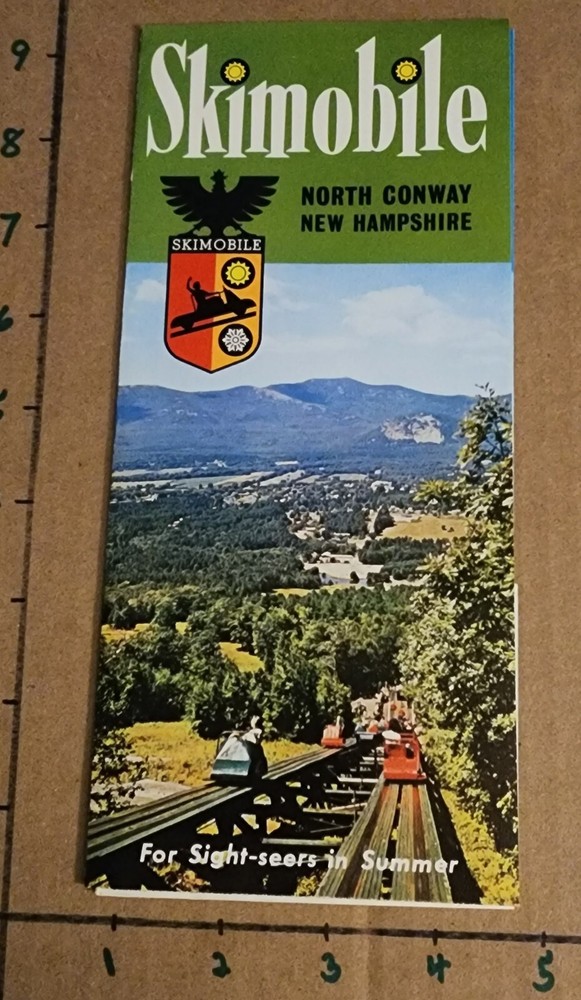 1960'S CRANMORE SKIMOBILE TRAIL MAP BROCHURES(2 DIFF.) PLUS 4 CURRENT TRAIL MAPS