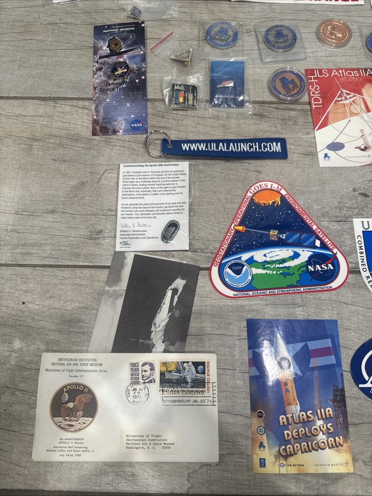 NASA Space Force Air Force Memorabilia Lot