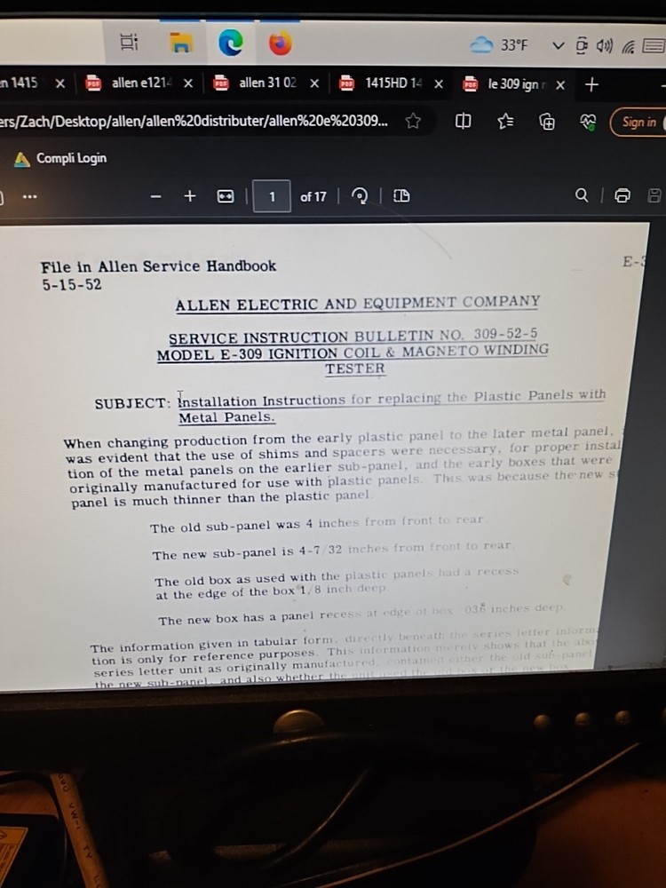 Allen Distributer Machine User Service Manual Bundle Pdf Book Cd