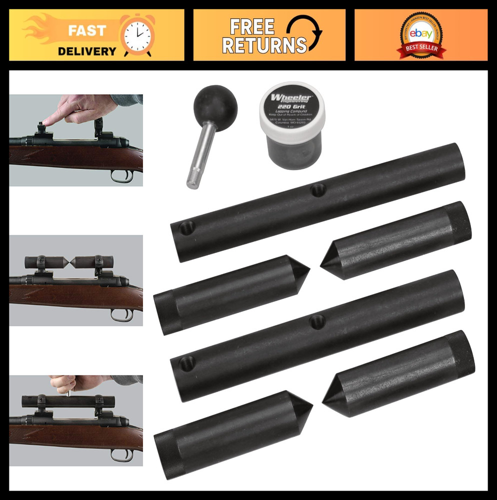 Scope Ring Alignment & Lapping Kit, 1"-34mm, Precision Scope Mounting Tools