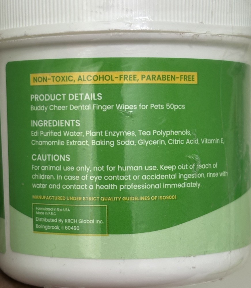 Pet Dental Finger Wipes