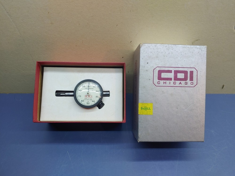 CDI Dial Indicator J1-C100-250 w/ Original Box