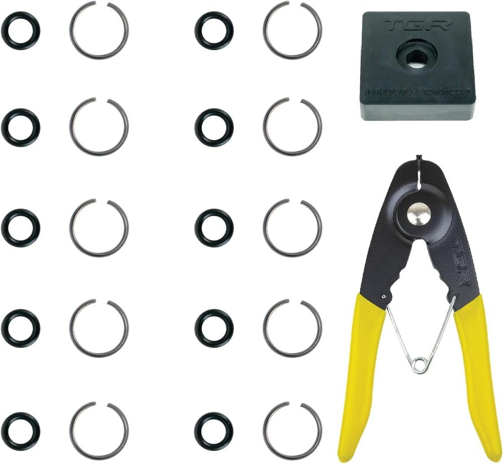 1/2" Impact Wrench Socket Retainer Retaining Ring with O-Ring Mac IR - 10 Sets.