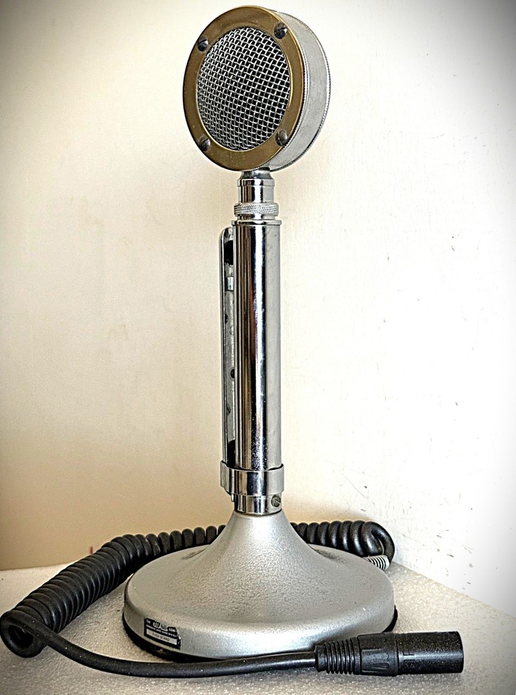 Vintage 1950's Astatic D-104 Dynamic Microphone-modified, working great (d6)