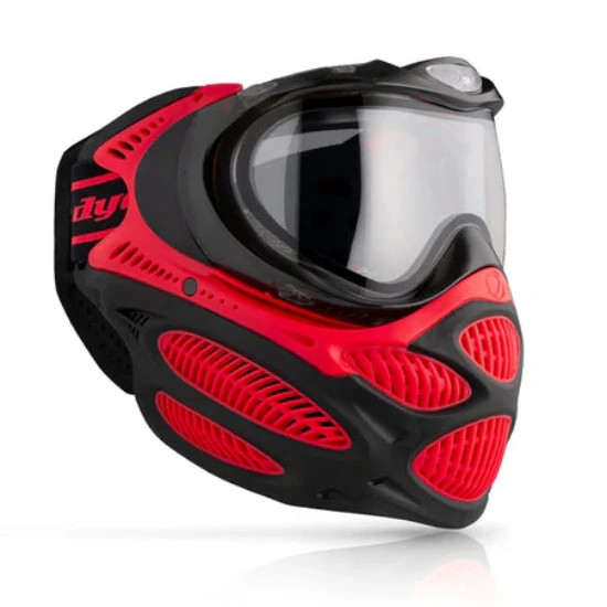 Dye i3 Pro Paintball Goggle/Mask System - Fire Red