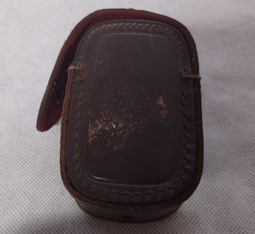 Vintage DeJur Photographic Light Meter Bakelite With Leather Case