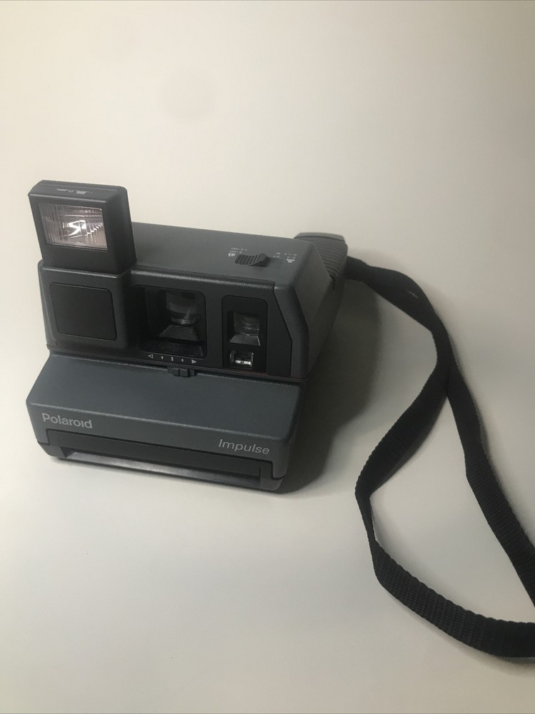 Vintage Polaroid Impulse Instant Camera with Strap