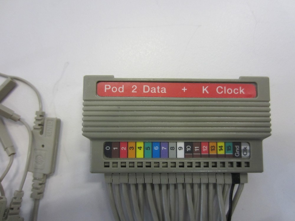 AGILENT POD 2 DATA + K CLOCK LOGIC ANALYZER ADAPTER