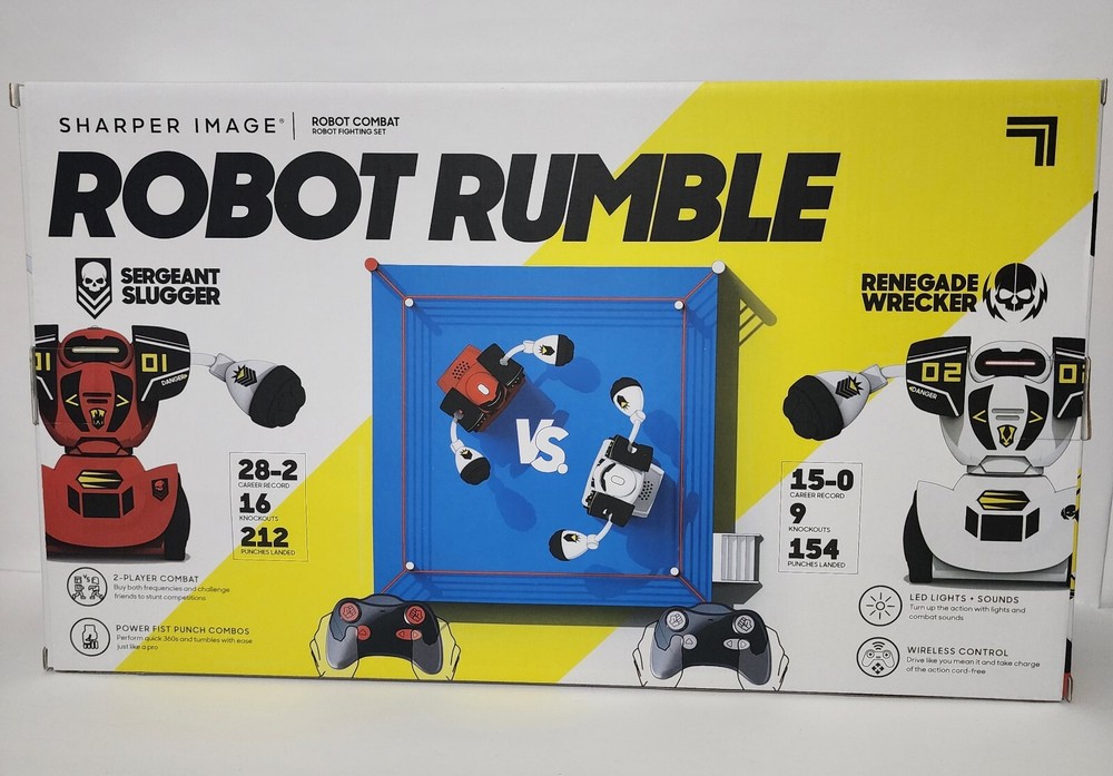 Sharper Image Remote Control (RC) Robot Fighting Set Multiplayer Brand New
